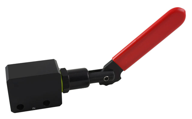 Proflow Brake Proportioning Valve, Lever Adjustment, 1/8 in. NPT, Single Inlet/Outlet, Aluminium, Natural, Each - PFE396 PFE396