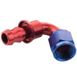 Proflow 120 Degree Push Lock Hose End Barb 1/2'' To Female -08AN - PFE404-08 PFE404-08