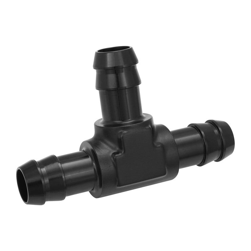 Proflow Barb Tee Fitting Adaptor, 1/2" (13mm) Barb, Black - PFE412-08BK PFE412-08BK