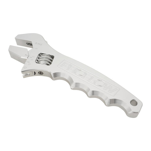 Proflow Billet Aluminium Adjustable AN Grip Wrench Spanner, Silver - PFE430-AG-SIL PFE430-AG-SIL