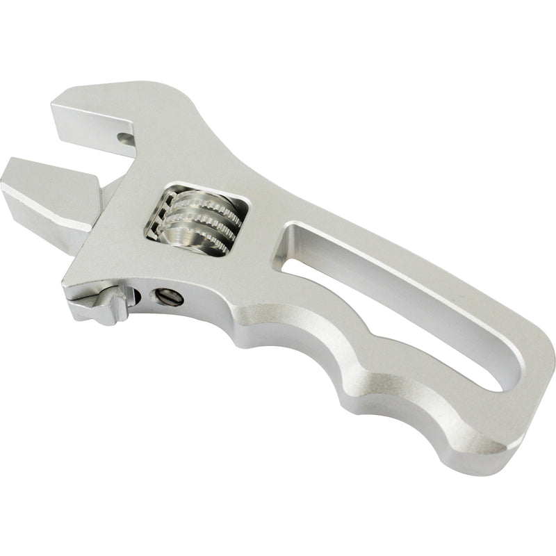 Proflow Billet Compact Adjustable AN Grip Wrench Spanner, Silver - PFE430-AGSRT-SIL PFE430-AGSRT-SIL