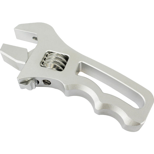 Proflow Billet Compact Adjustable AN Grip Wrench Spanner, Silver - PFE430-AGSRT-SIL PFE430-AGSRT-SIL