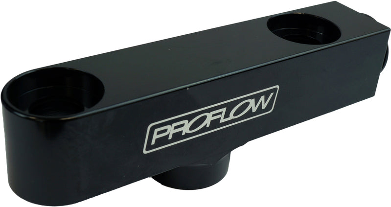 Proflow Dual Bosch Fuel Pump Fuel Log 76mm Centre Distance M12x1.5 Thread, Black - PFE459BK PFE459BK