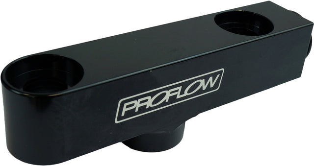 Proflow Dual Bosch Fuel Pump Fuel Log 76mm Centre Distance M12x1.5 Thread, Black - PFE459BK PFE459BK