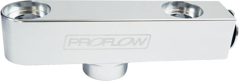 Proflow Dual Bosch Fuel Pump Fuel Log 76mm Centre Distance M12x1.5 Thread, Polished - PFE459 PFE459