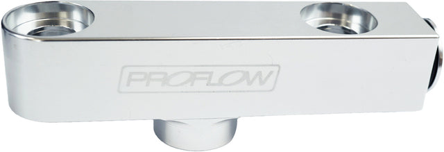 Proflow Dual Bosch Fuel Pump Fuel Log 76mm Centre Distance M12x1.5 Thread, Polished - PFE459 PFE459