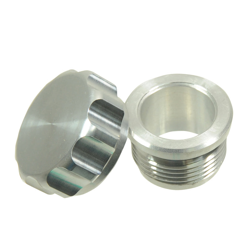 Proflow Hose End, Weld On Male Bung & Female Cap Assembly Aluminium 1in, Natural - PFE461-16 PFE461-16