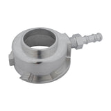 Proflow Billet Aluminium Radiator Filler Neck Weld On, 40mm, Suit Normal Size Radiator Cap, Each - PFE462-02