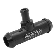 Proflow Adapter, Heater Hose T-Piece, For Ford Falcon XR6 BA/BF/FG, Billet Aluminium, Universal - PFE470BK PFE470BK