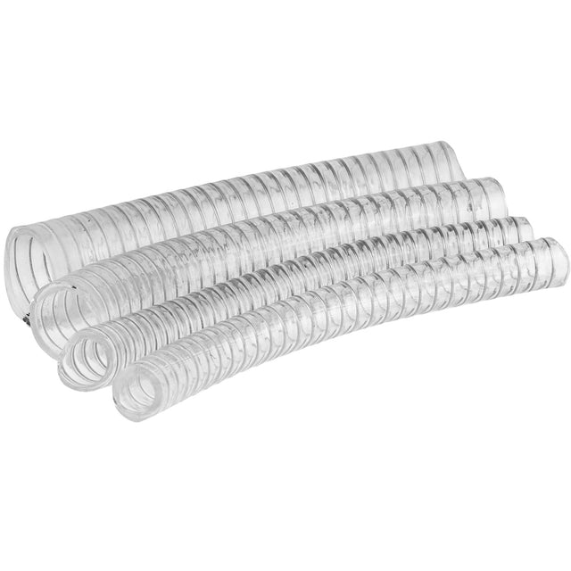 Proflow Reinforced Clear PVC Hose 25mm ID, 32mm OD, Per Metre - PFE480-25 PFE480-25