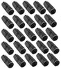 Proflow Bulk Pack Fitting Hose End Straight Full Flow -10AN, Black, 25pc - PFE501-10BK-25 PFE501-10BK-25