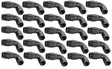 Proflow Bulk Pack Cutter Hose End 90 Degree -08AN, Black, 25pc - PFE503-08BK-25 PFE503-08BK-25