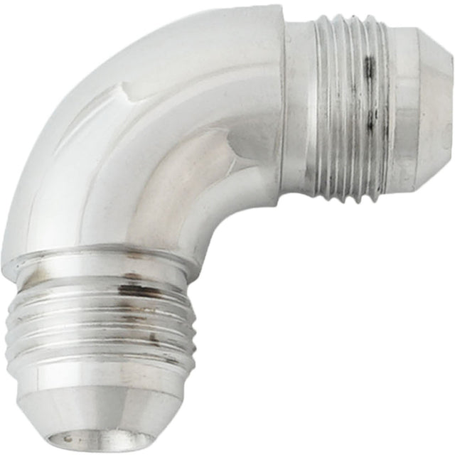 Proflow 90 Degree Union Flare Adaptor Fitting -06AN, Polished - PFE521-06HP PFE521-06HP