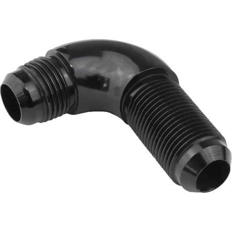 Proflow 90 Degree Male Fitting Bulkhead Adaptor -12AN, Black - PFE533-12BK PFE533-12BK