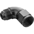 Proflow 90 Degree Full Flow Adaptor Male To Female -04AN, Black - PFE543-04BK PFE543-04BK