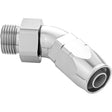 Proflow 45 Degree Fitting Hose End -16AN Orb Male To -16AN, Polished - PFE544-16-16HP PFE544-16-16HP