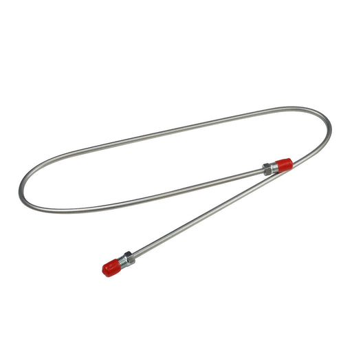 Proflow Steel 3/16in. Brake Line Tube finished 200mm, Inverted Flare and 3/8-24 thread - PFE551-03-200 PFE551-03-200