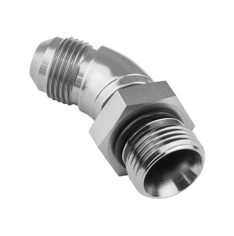 Proflow 45 Degree Male Fitting Orb Hose End To -16AN, Polished - PFE563-16HP PFE563-16HP