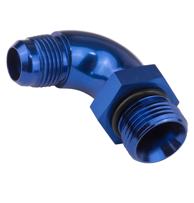 Proflow 90 Degree Male Fitting Orb Hose End To -10AN, Blue - PFE583-10 PFE583-10