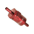 Proflow Billet Inline Aluminium Fuel Filter 1/2in. Barb Red 30 Micron - PFE610-08R PFE610-08R