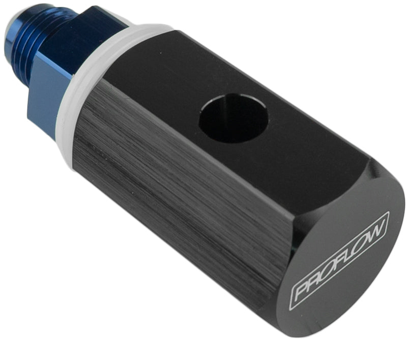 Proflow Roll Over Valve, Aluminium, Black Anodised, -6 AN, Female - PFE611-06 PFE611-06