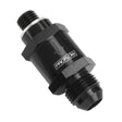 Proflow EFI Fuel Check Valve M10 x 1.0mm To -06AN, Black - PFE613-06 PFE613-06