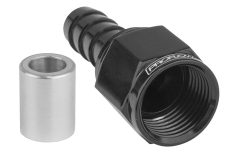 Proflow Crimp Hose End Straight -12AN, Black - PFE651-12 PFE651-12
