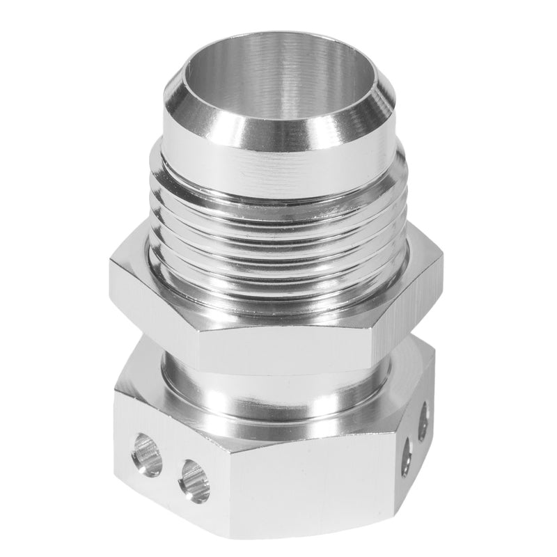 Proflow Valve Cover Bolt in Breather Adaptor AN12, Silver - PFE658-12 PFE658-12