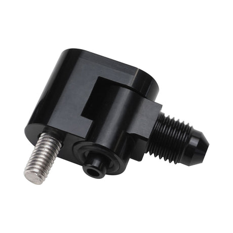 Proflow Engine Steam Line Fitting, Male, -04AN, Black, Swivel, For Holden LS, Each - PFE662-04BK-SW PFE662-04BK-SW