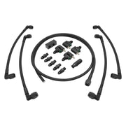 Proflow Engine Steam Line Vent Kit, Holden Commodore LS1/LS2/LS3, 4 Port, Black PTFE Stainless Steel Braid - PFE662-LSKIT4 PFE662-LSKIT4