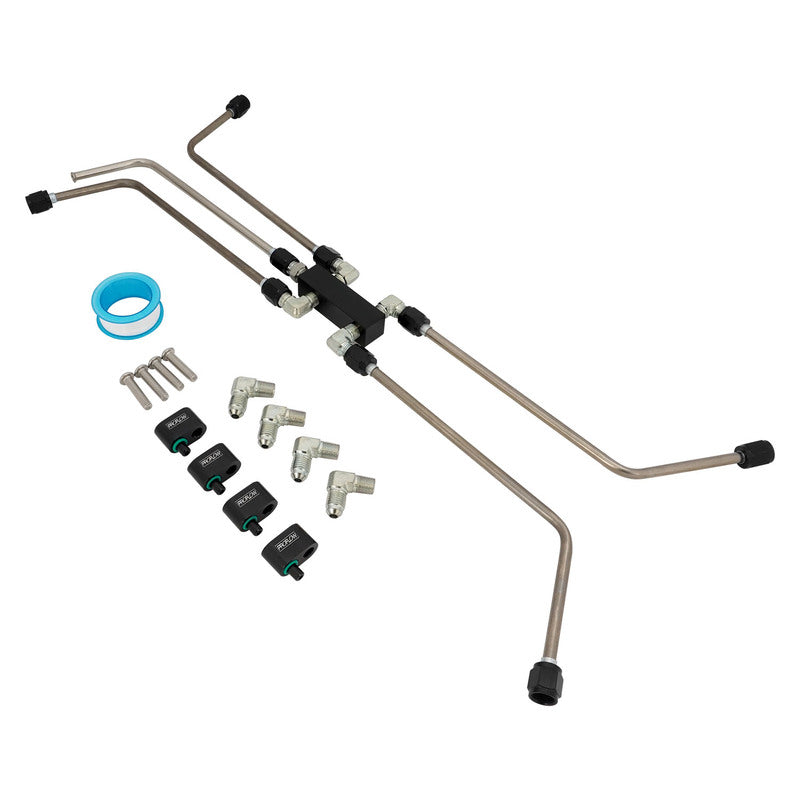Proflow Engine Steam Line Vent Kit, Holden Commodore LS1/LS2/LS3, 4 Port, Stainless Steel Hardlines, Kit - PFE662-LSKIT PFE662-LSKIT