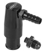 Proflow Billet Aluminium Valve Cover PCV Valve Kit, Barb or AN Fitting, Suit 3/4'' ID, Black - PFE663BK PFE663BK