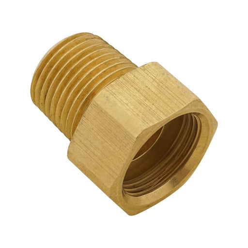 Proflow Transmission Fitting Adaptor, 1/2 in. NPT To 7/8''-18 Inverted Flare Union, For Ford Auto Pan Fill C4/C10 Dipstick, Each - PFE665-NPT PFE665-NPT