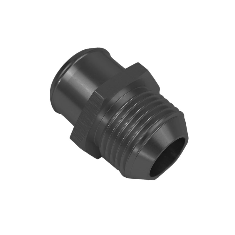 Proflow Valve Cover Breather Adaptor Universal Push In 1in. Hose End To -12AN, Black - PFE670-12BK PFE670-12BK