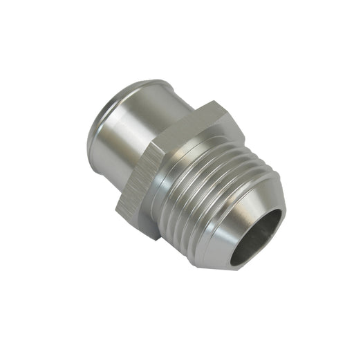 Proflow Valve Cover Breather Adaptor Universal Push In 1in. Hose End To -12AN, Silver - PFE670-12 PFE670-12