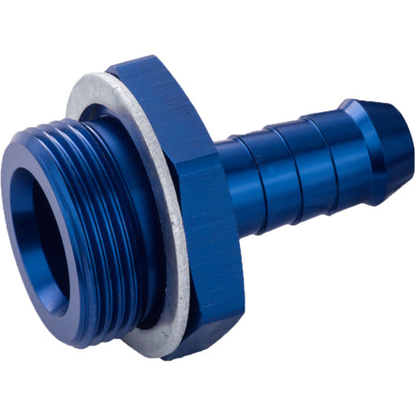 Proflow Fitting Inlet Fuel Adaptor Male Holley Fuel Bowl 1/2in. Male Barb, Blue - PFE700-02 PFE700-02