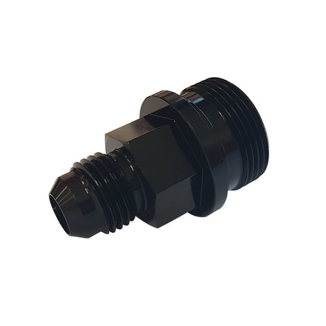 Proflow Fitting Inlet Fuel Adaptor Male Holley Fuel Bowl 7/8"-20 Short To -06AN, Black - PFE700-06BK PFE700-06BK