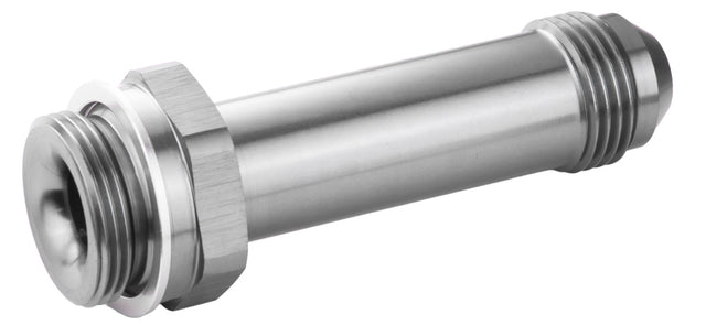 Proflow Fitting Inlet Fuel Adaptor Male Holley Fuel Bowl 7/8 x 20 To -08AN Male 3in, Silver - PFE700-08LS PFE700-08LS