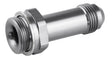 Proflow Fitting Inlet Fuel Adaptor Male Holley Fuel Bowl 7/8 x 20 -08AN 2in, Silver - PFE700-08S PFE700-08S