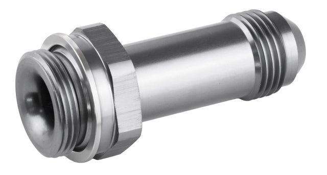 Proflow Fitting Inlet Fuel Adaptor Male Holley Fuel Bowl 7/8 x 20 -08AN 2in, Silver - PFE700-08S PFE700-08S