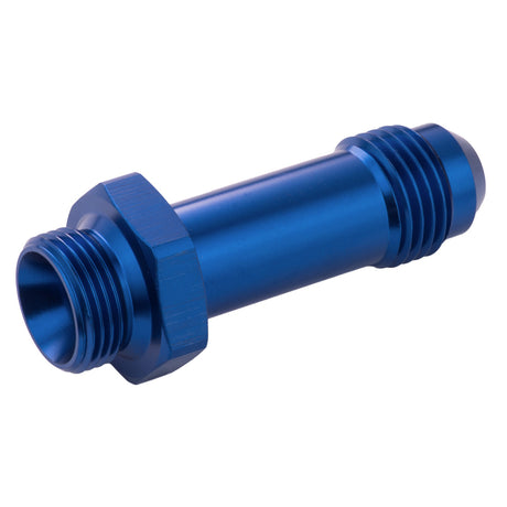 Proflow Fitting Inlet Fuel Adaptor Male Feed Demon 9/16 x 24 2in. -06AN, Blue - PFE701-06M PFE701-06M