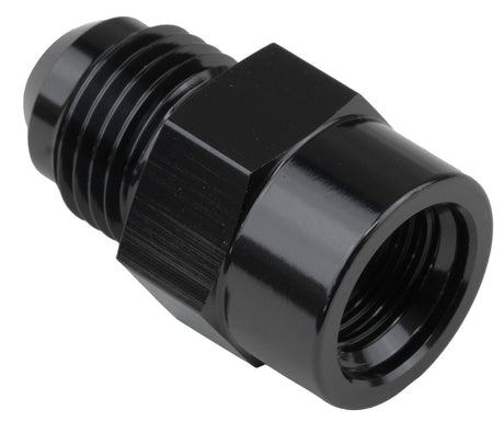 Proflow Fitting, Adaptor Metric M18 x 1.5 Female To Male -10AN, Black - PFE711-M18-10BK PFE711-M18-10BK
