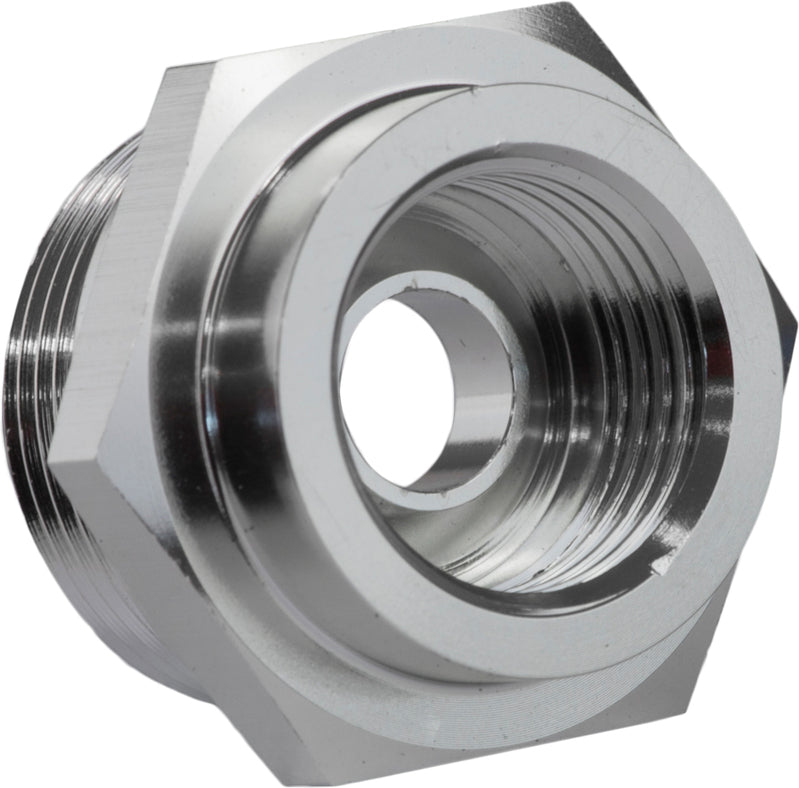 Proflow Fitting, Fuel Adaptor Holley 7/8-20AN To 5/8-18 Convex Seat, Silver, 2Pc - PFE712S PFE712S