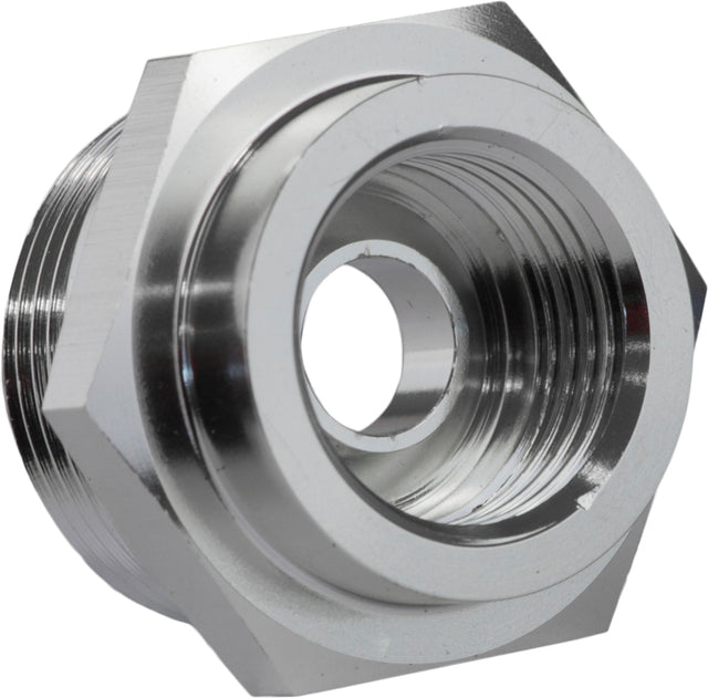 Proflow Fitting, Fuel Adaptor Holley 7/8-20AN To 5/8-18 Convex Seat, Silver, 2Pc - PFE712S PFE712S