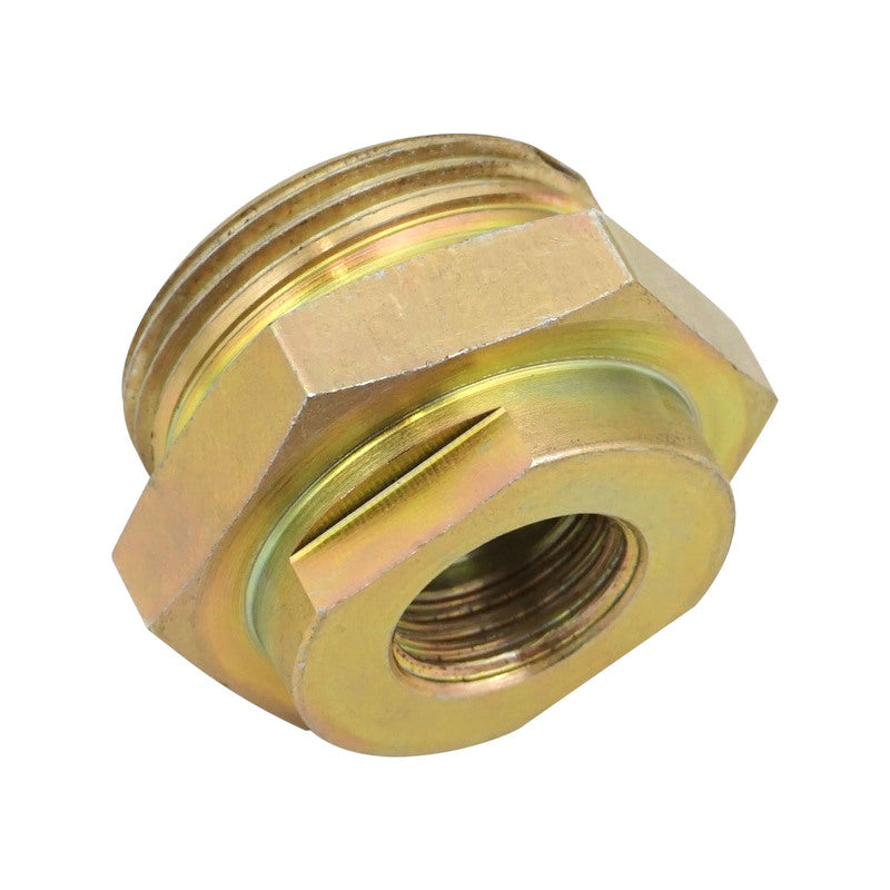 Proflow OE, Female Inverted Flare, Gold, Holley 26-28, Fuel Bowl Nut, Steel 7/8''-20 x 7/16''-24, Each - PFE713 PFE713