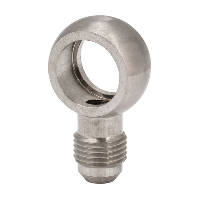 Proflow Fitting Banjo to Hose End, 11/16" (18mm) Hole To AN6 Male, Stainless Steel, Each - PFE716-08SS PFE716-08SS