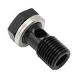Proflow Fitting Banjo Bolt 1/4"-18 NPSM Thread, 26mm UHL, Black - PFE726-06-02BK PFE726-06-02BK