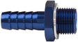 Proflow Fitting Adaptor Male M12 x 1.50mm To 1/2in. Barb, Blue - PFE731-03 PFE731-03