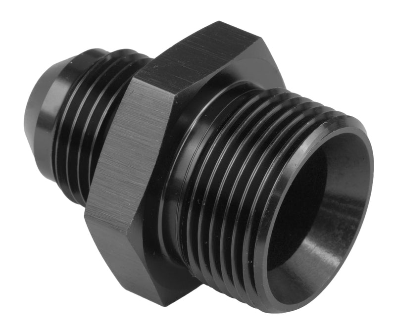 Proflow Fitting Adaptor Male M24 x 1.50mm To Fitting Adaptor Male -08AN, Black - PFE737-08BK PFE737-08BK