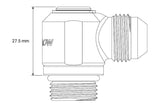 Proflow Low Profile Banjo Fitting, -08AN Male To -08AN ORB Male, 90 Degree - PFE760-08